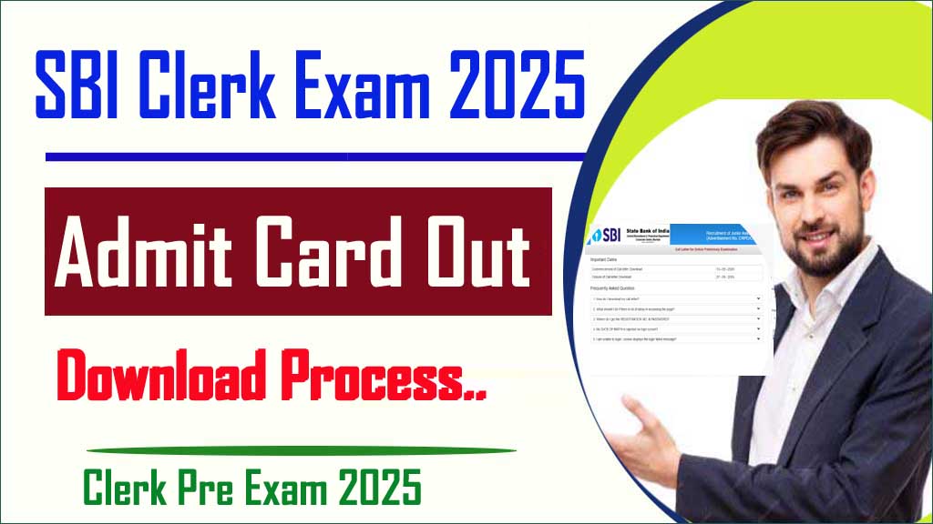 SBI Clerk Admit Card 2025 Download